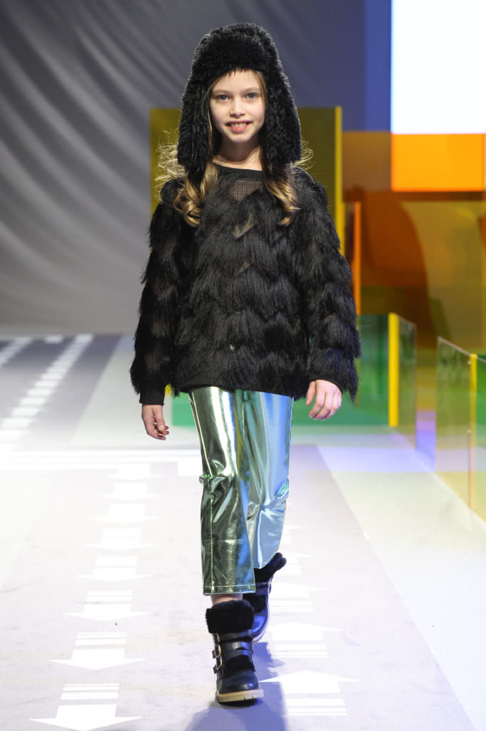Newcomer Andorine with a new fringed look for kidswear winter 2017 at Pitti Bimbo 84 in Florence
