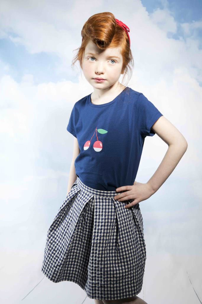 Kids summer style with a retro T-shirt at Ladida webstore for 2017