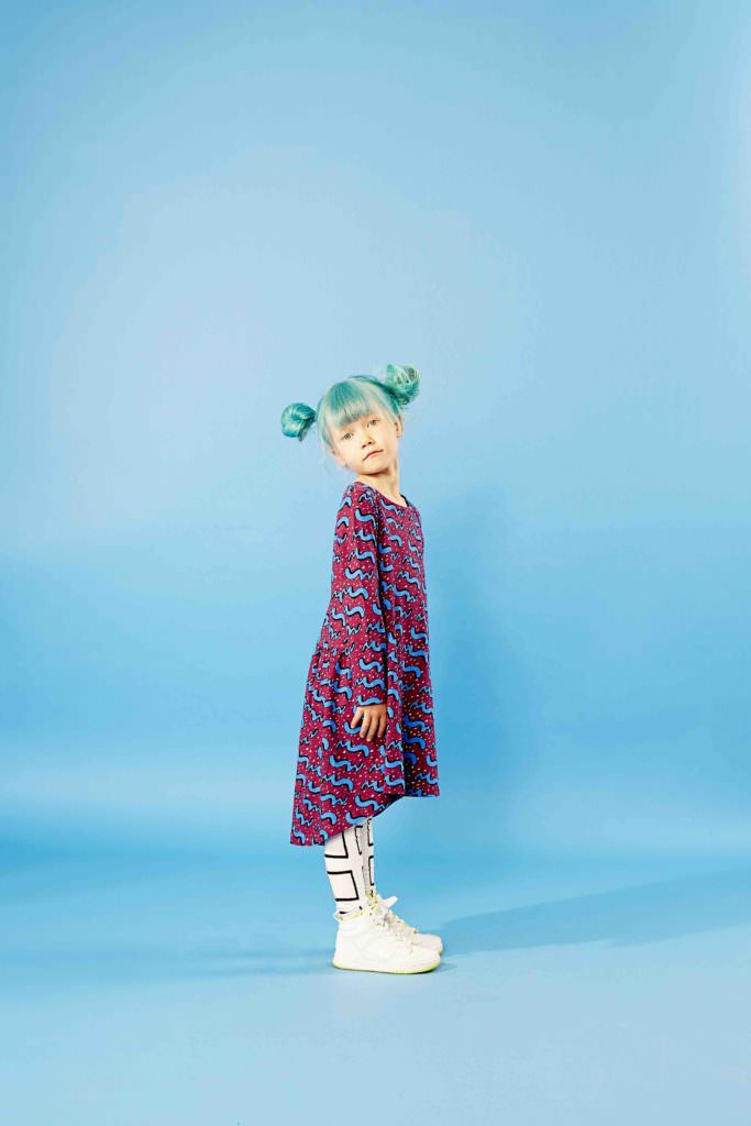 Unusual colour combinations are a feature of Mainio kids clothing