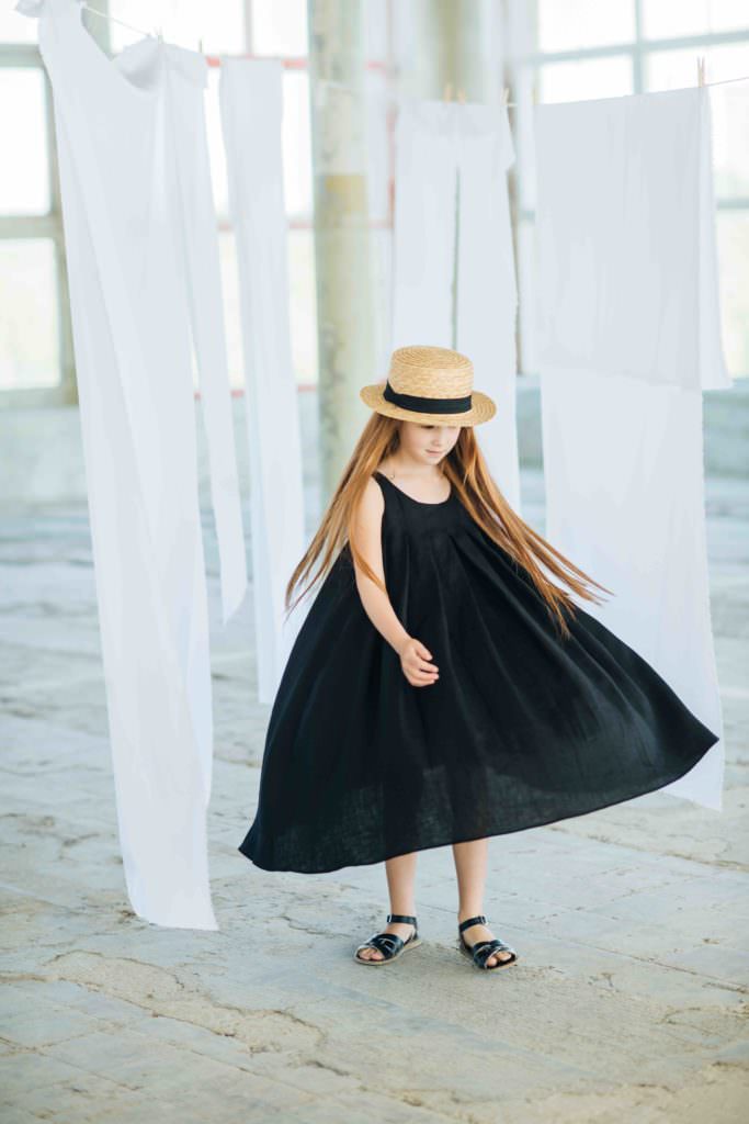 Swinging summer dress by Paade Mode kidswear for summer 2017