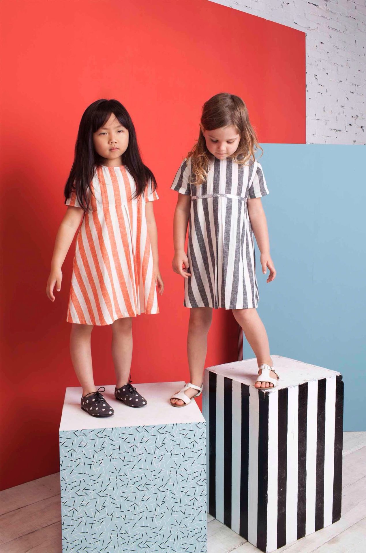 Bold stripes for girlswear at Milk & Biscuits summer dresses 