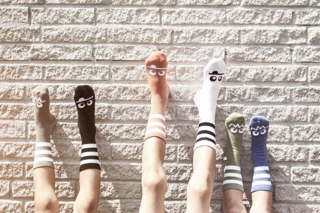 Cute hidden eye socks from Someday Soon for summer 2017