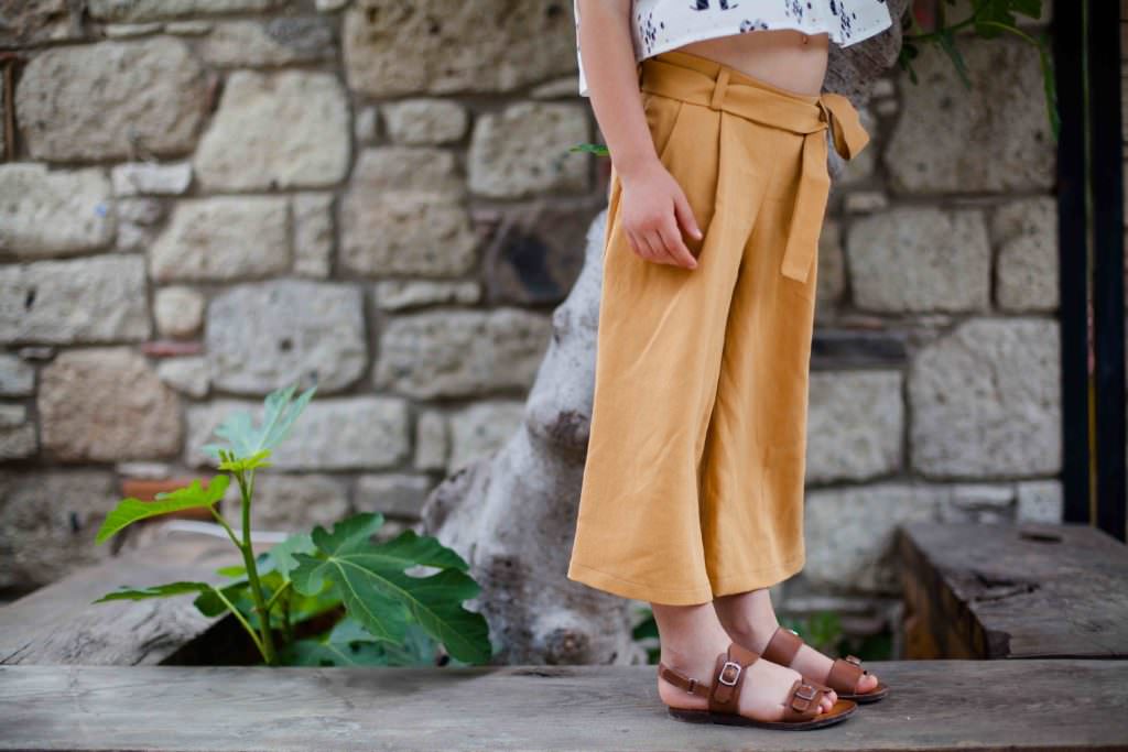 The Wales trouser from KOKORI Kids, named for the mother/daughter travels through the UK