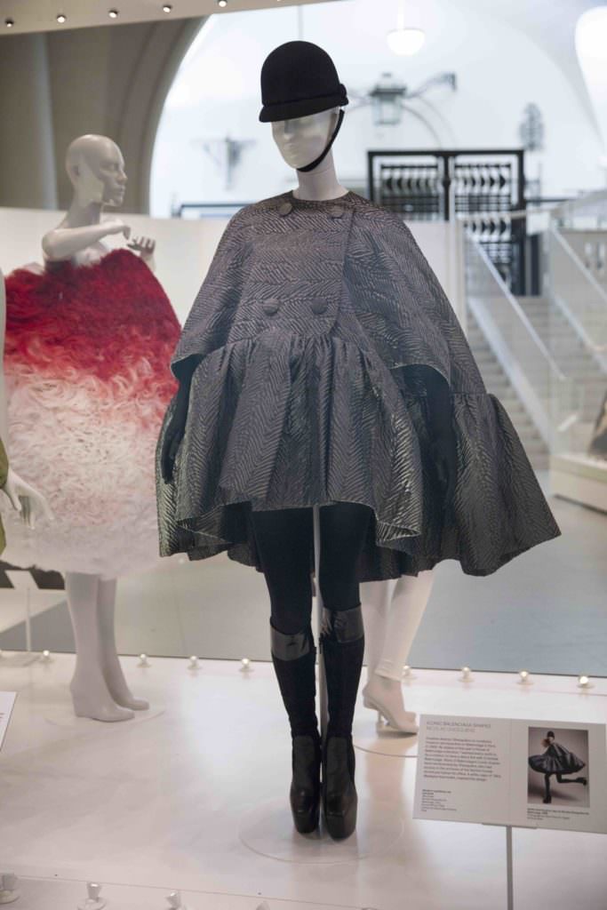 The modern version designed in 2006 by Nicolas Ghesquiere lent by the Balenciaga Archives, fashion inspiration from the master