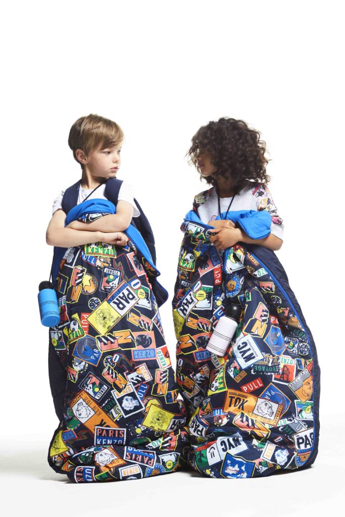 Great sleepover bags by Kenzo Kids