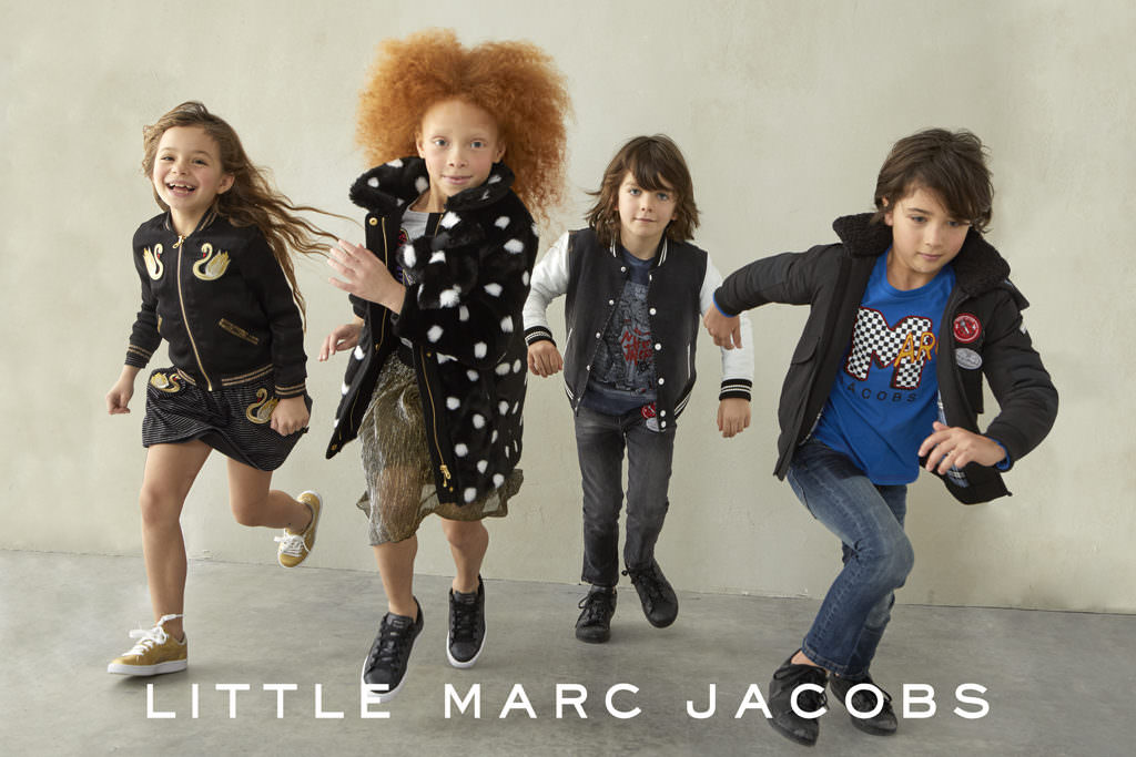 The cool kids squad at Little Marc Jacobs winter 2017