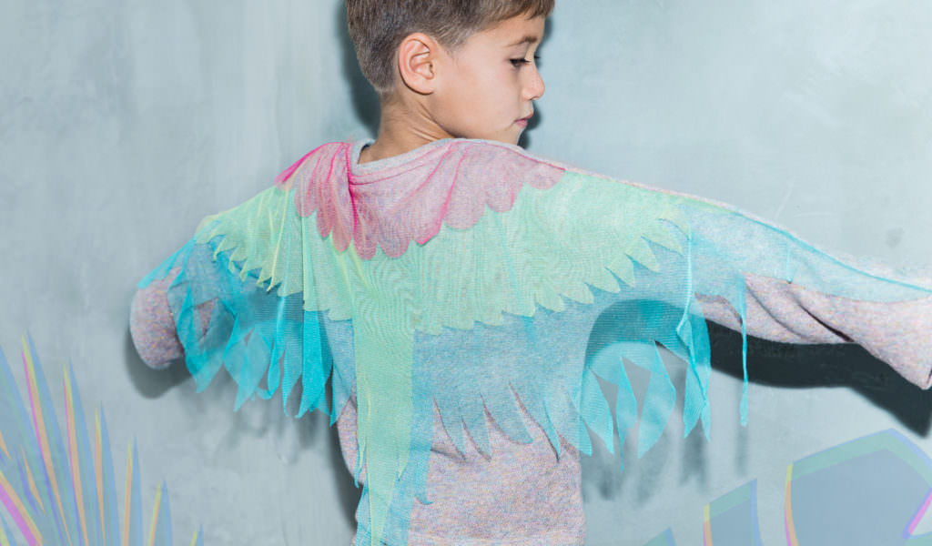 Tropical colour for the Macaw top by Cavalier for winter 2017 kids fashion