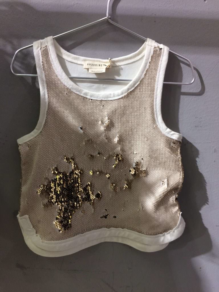 Luxe sequin sportswear at Andorinne for kids fashion summer 2018