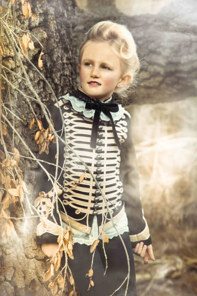 Exquisite kids campaign for Modern Queen Kids accessories shot by Wanda Kujacz