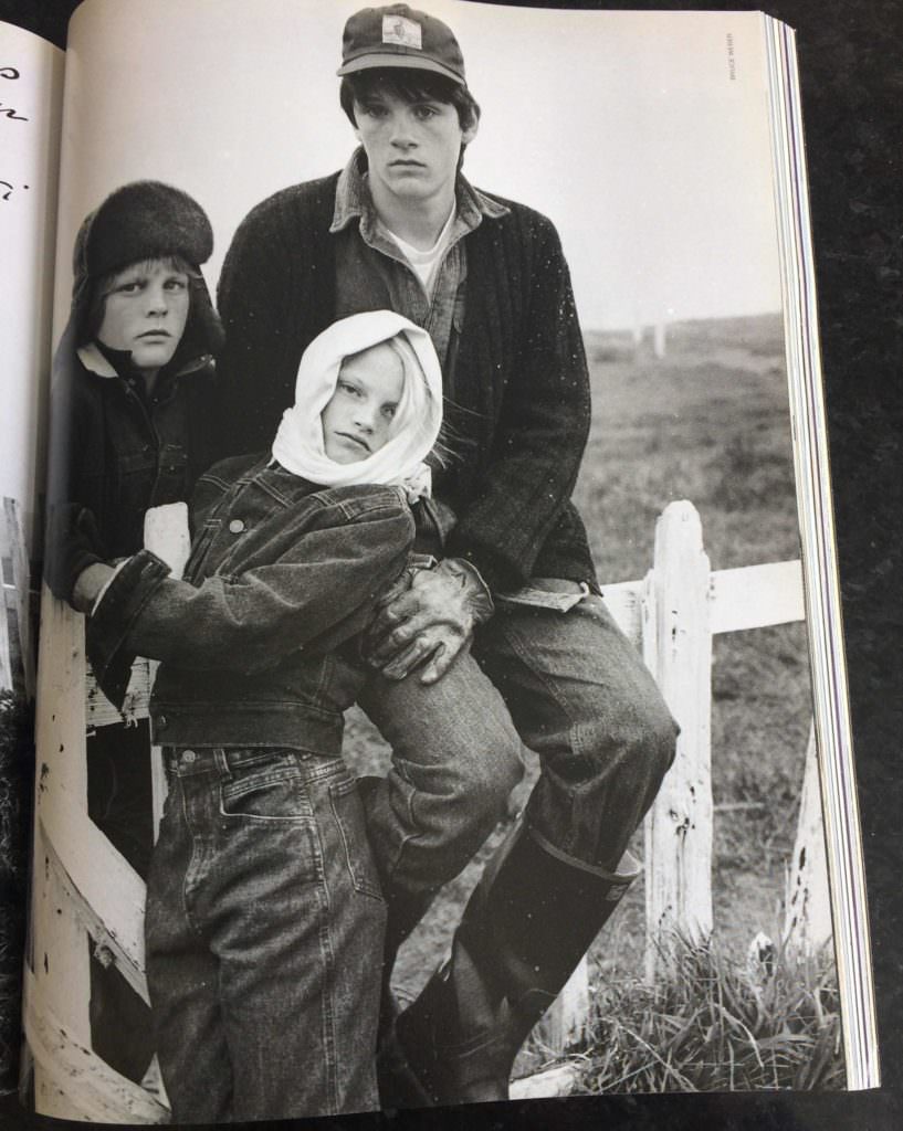 Typical style from Bruce Weber mid 80's for Vogue Bambini