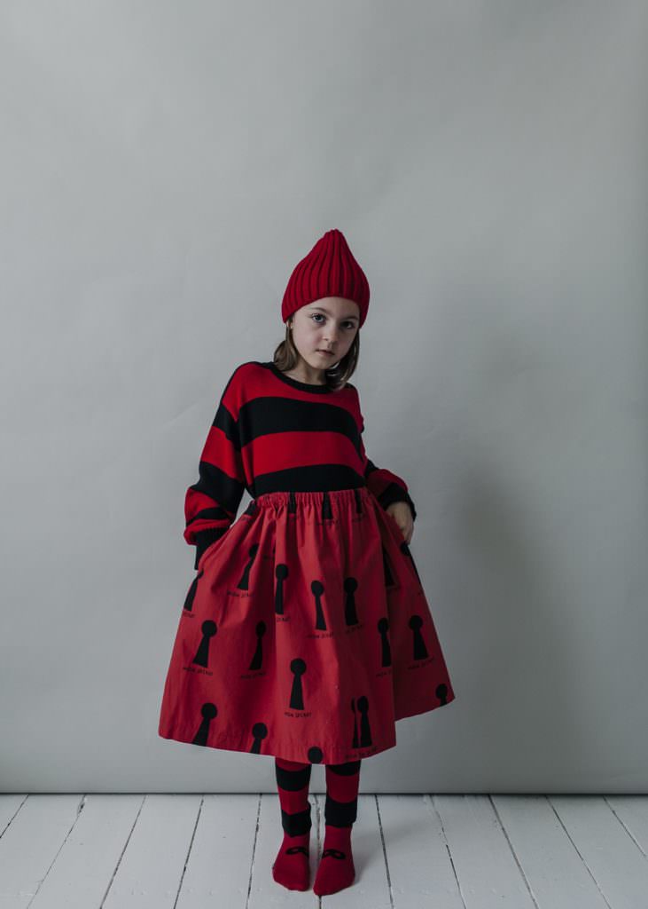 Bold stripes and graphic at Beau Loves for winter 2017 kidswear