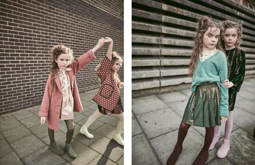 Metallics, velvet and tweeds are all strong trends for kidswear winter 2017