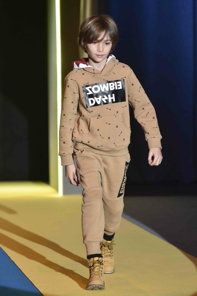 Logo mania and sports styling from Zombie Dash for boyswear fall 2018