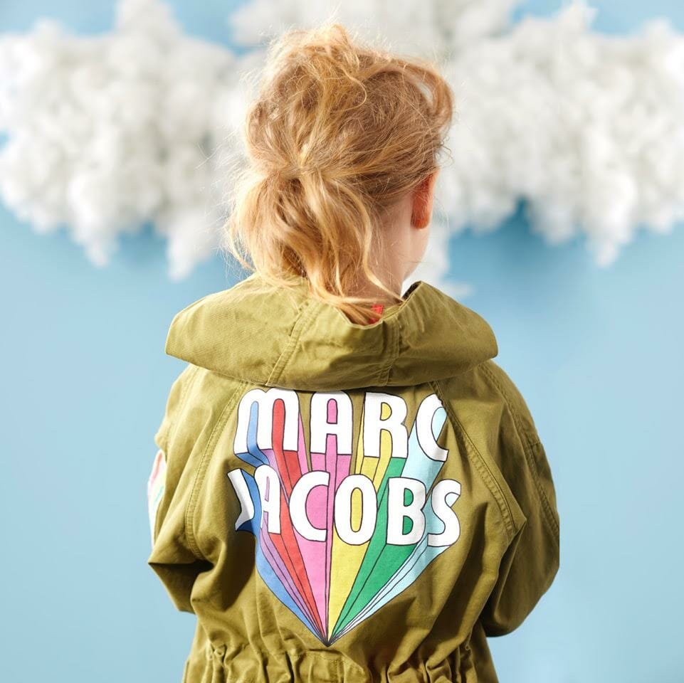 Rainbow logo's at Little Marc Jacobs spring/summer 2018