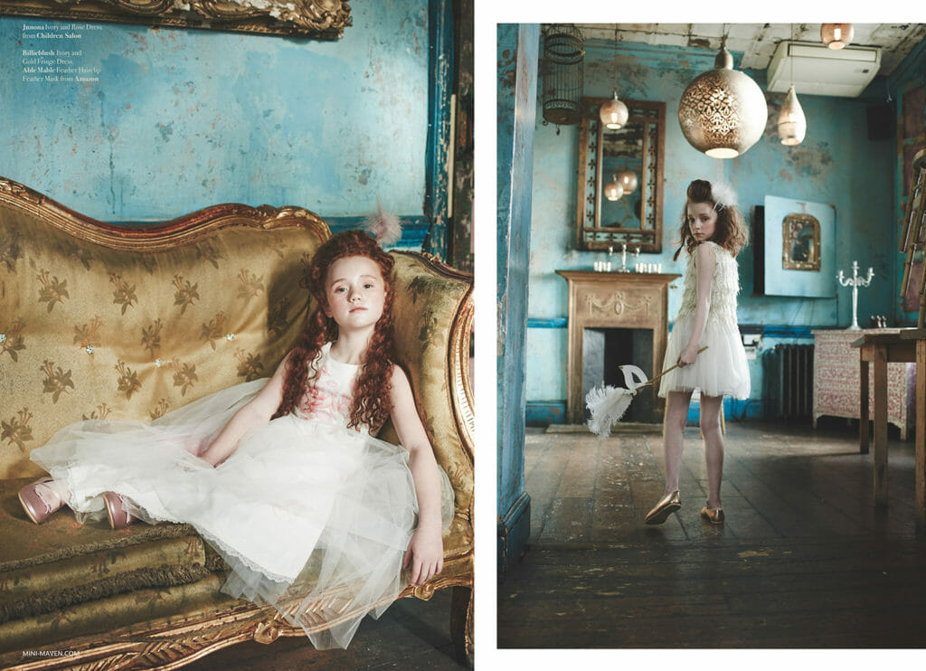 Gorgeous kids fashion from Junona and Billieblush in the new Mini Maven magazine published April 2018