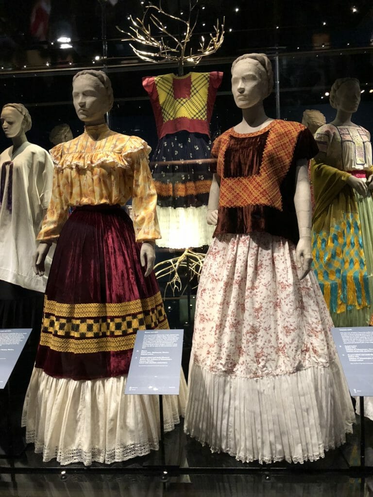 Tabard square tops are known as huipiles, from Frida Kahlo - Making Herself Up at the V&A Museum till November