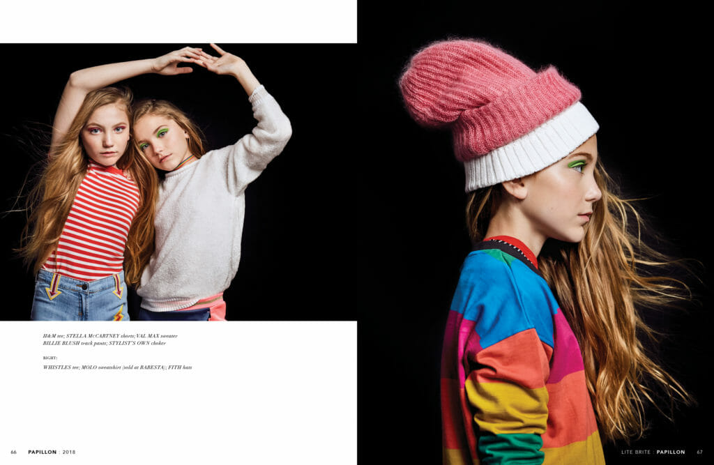 One of the newest kids fashion online magazines Papillon has its third issue out now