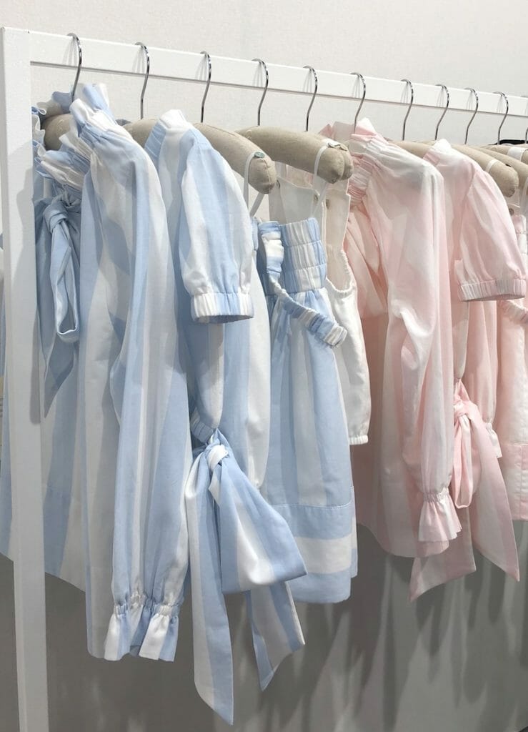 Pastels, puff sleeves, bows and gathers at Carbon Soldier from Playtime Paris SS19 sneak peek