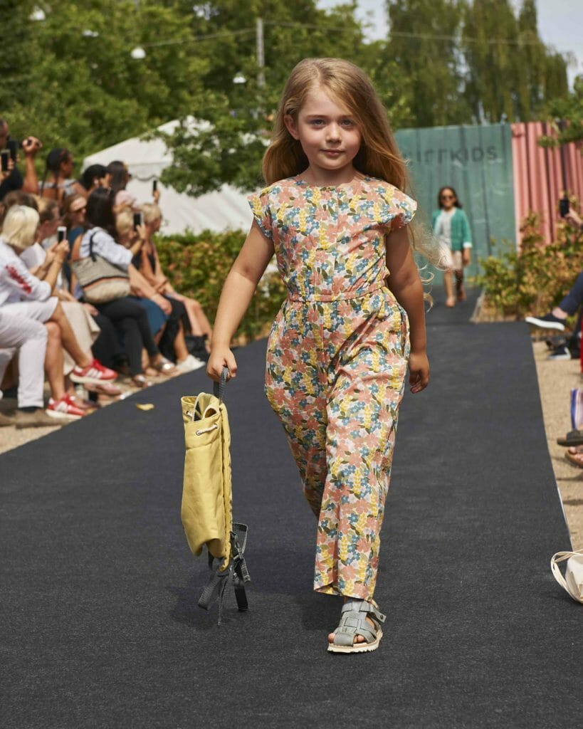 Jumpsuit – Serendipity, Sandals - Melania at Ciff Kids fashion runway for SS19