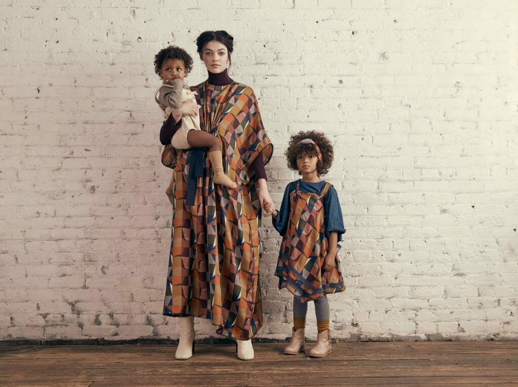 Family styles with minime versions at Tia Cibani for fall 2018