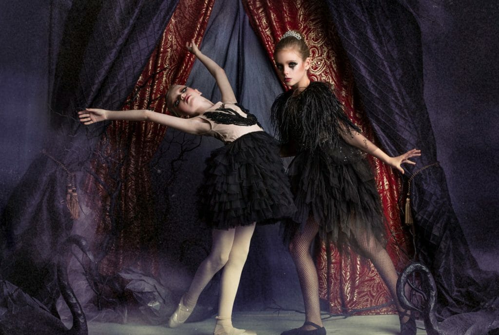 Ostrich feather capes complete the look at Tutu du Monde for Halloween 2018