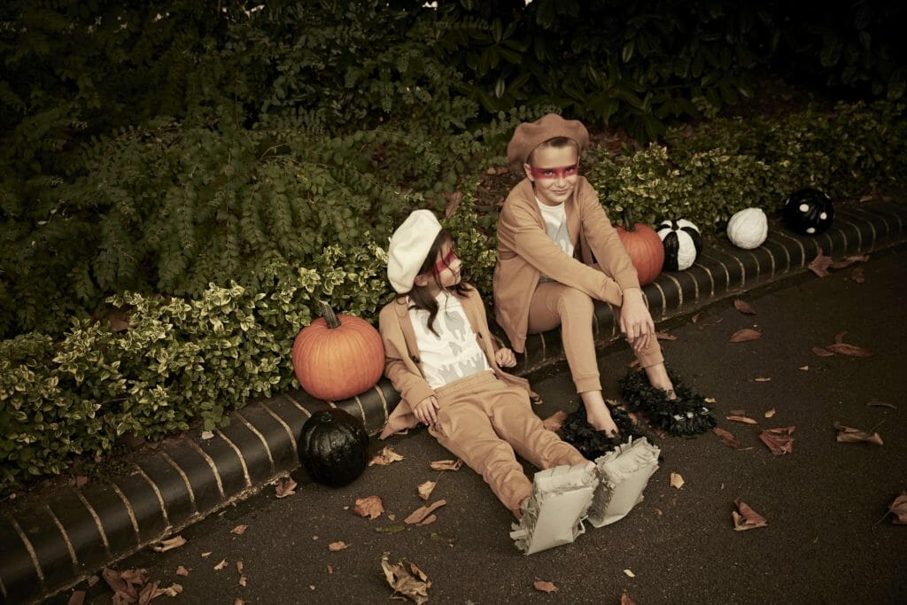 Cool unisex styling for Halloween by Deborah Sfez for Stella McCartney