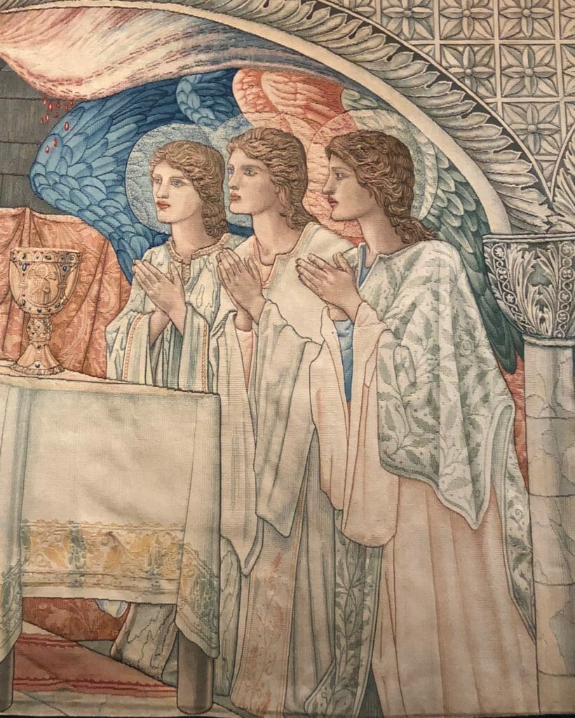 Detail from The Holy Grail tapestries, Edward Burne-Jones 1894 at Tate Britain from October 24th