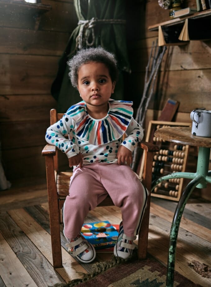 Sweet multicoloured toddler fashion at Noe & Zoe