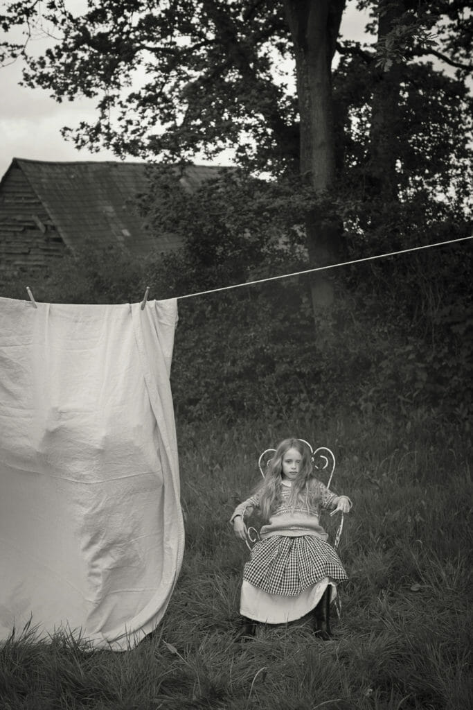 Inspired by the artistic photographer Sally Mann, "Washday" was shot for Luna Magazine by Abi Campbell