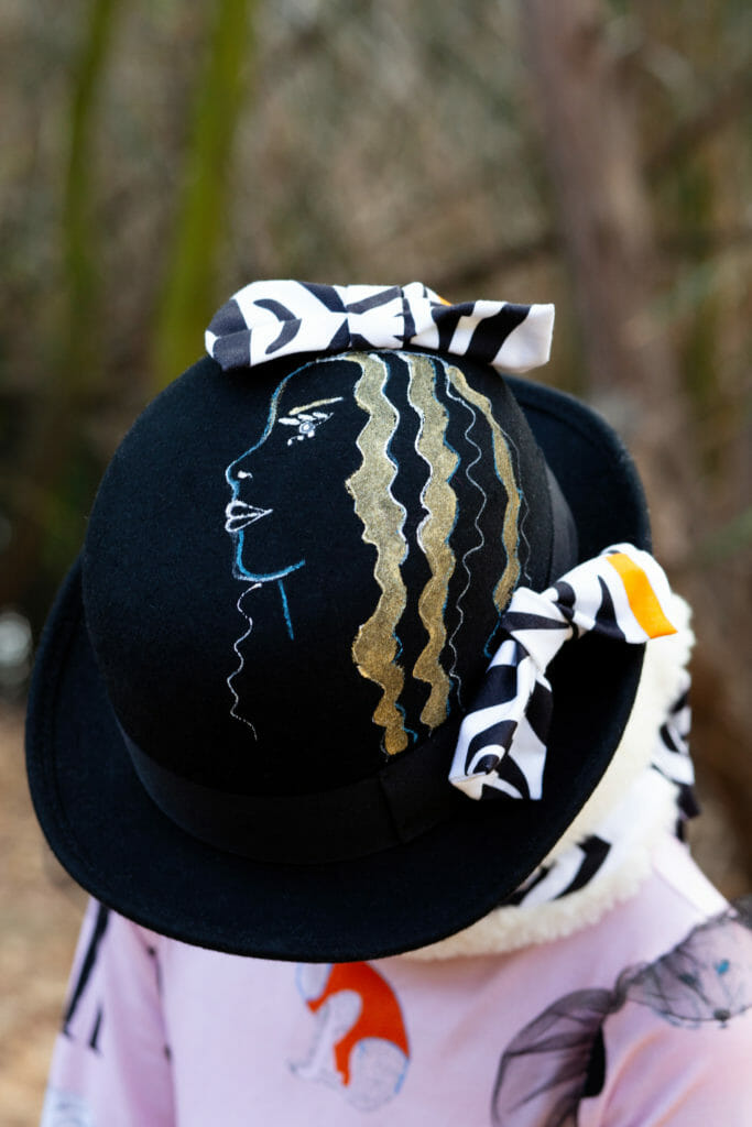 Surrealist hat from EFVVA for kidswear fall/winter 2019 sneak peek