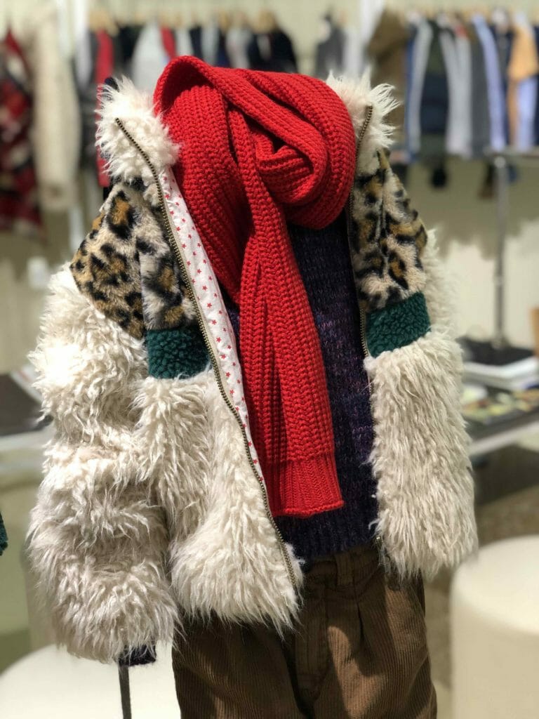 A great collection at American Outfitters for FW19 using unusual combination mixed together such as the leopard and faux shearling here