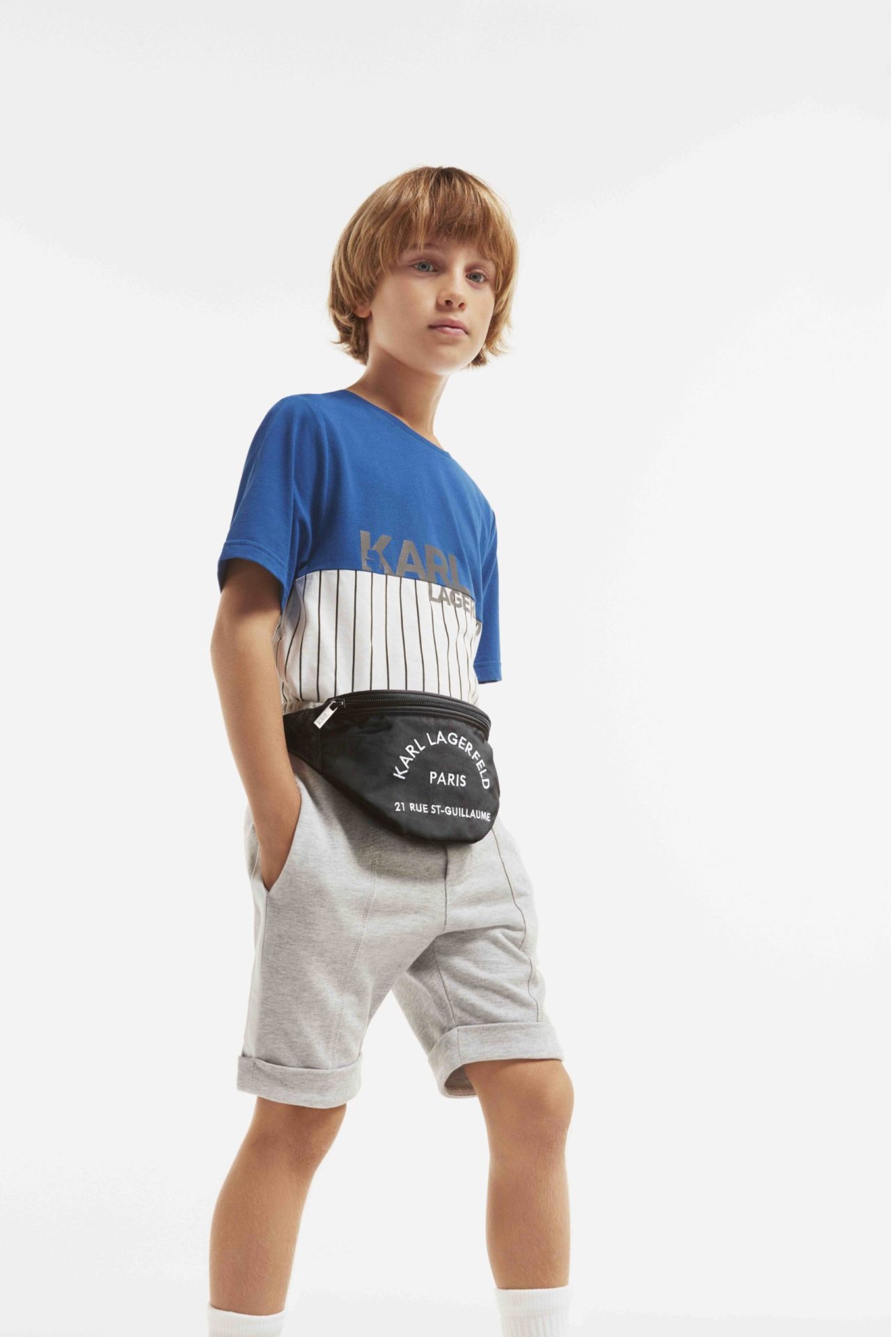 Easy to wear sports styling at Karl Lagerfeld childrenswear