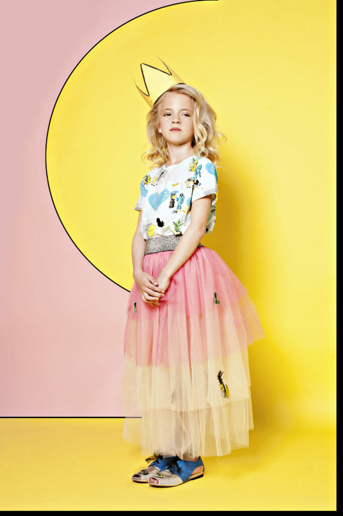 Beautiful tulle party skirt by EFVVA kids fashion for spring/summer 2019