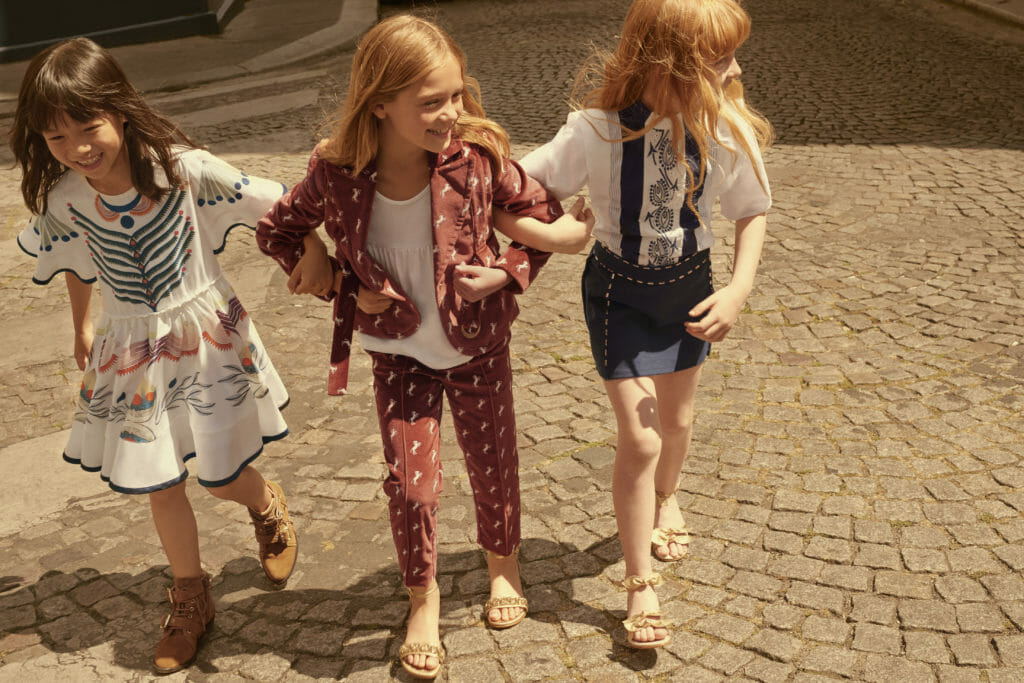 Mini Me pieces from Chloe for girls fashion SS19