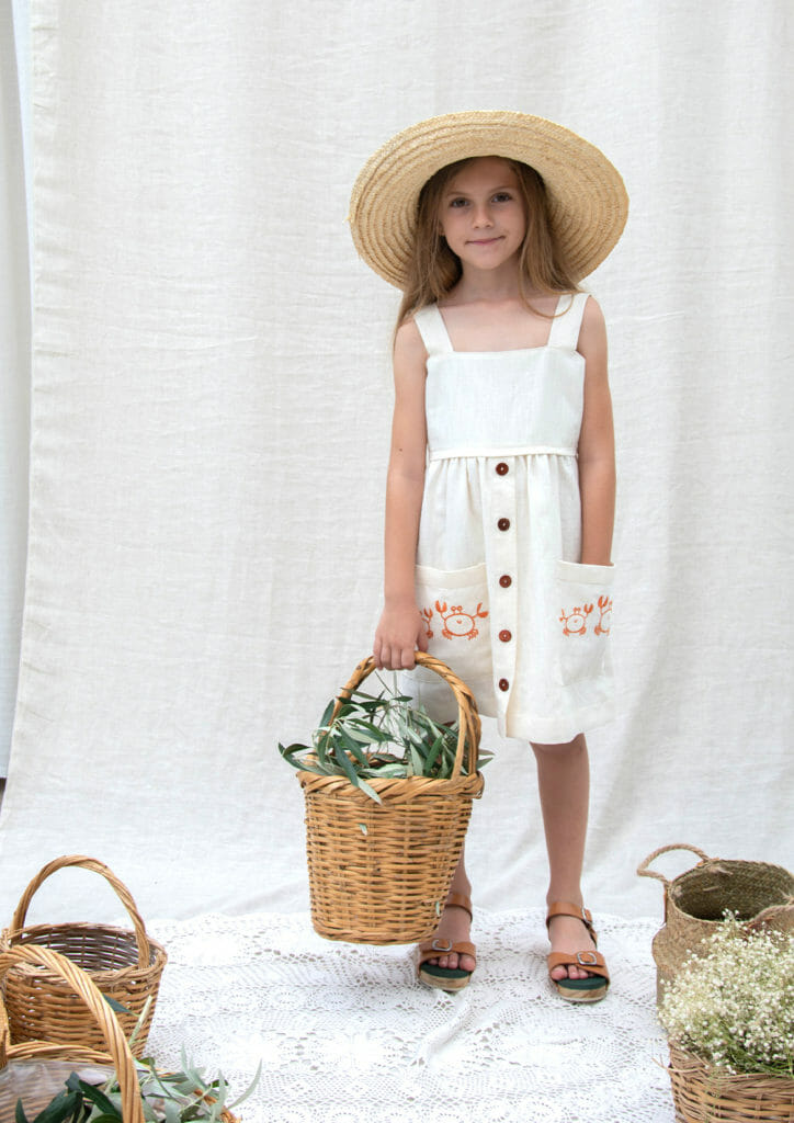 Embroidered details at Kokori Kids Nature collection for S/S19