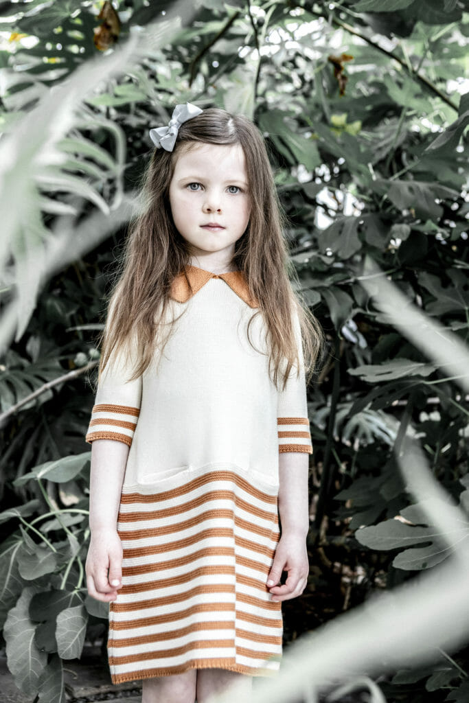 Easy to wear striped knit kids fashion by As We Grow