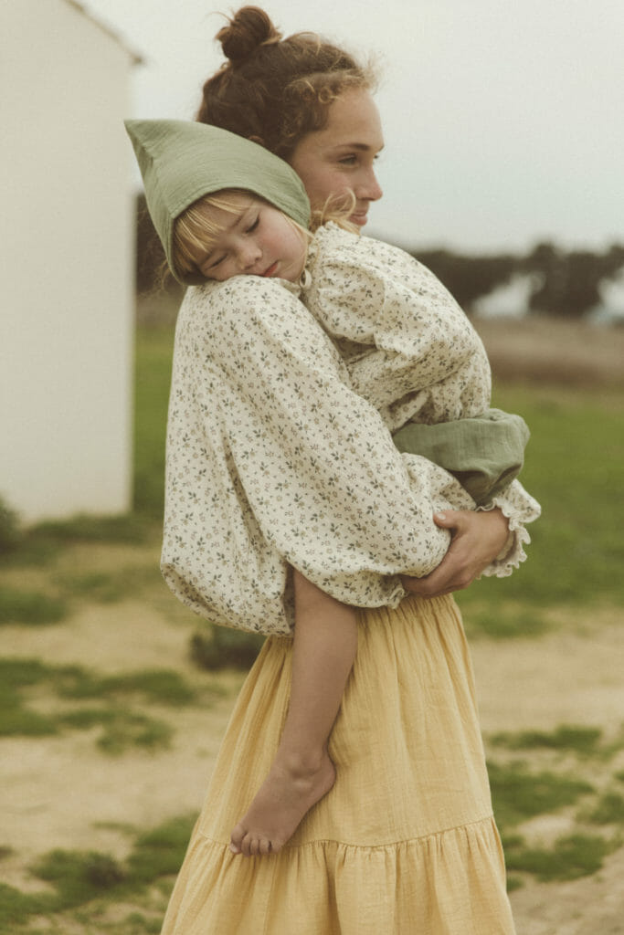 Beautiful organic organic mom and child wear by Liilu with an edited womens line to co-ordinate with the children