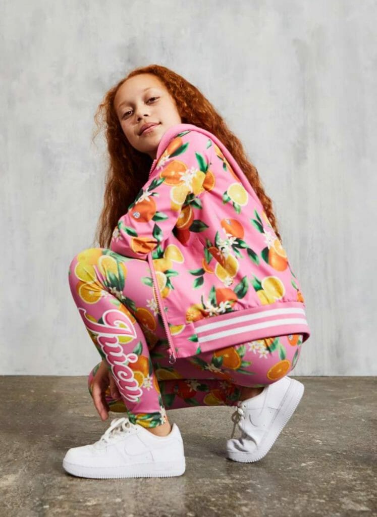 Fruity prints for the new track suit at Juicy Couture summer 2019