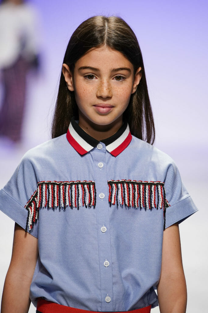 Kids fashion trends SS20 at Manila Grace with Military style fringe details