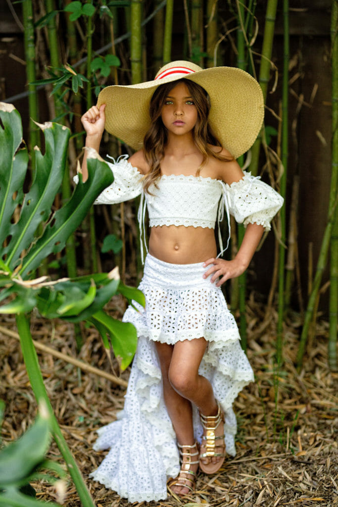 The frilled and ruffled skirts are inspired by the styles of Cuba at Rebel Republic