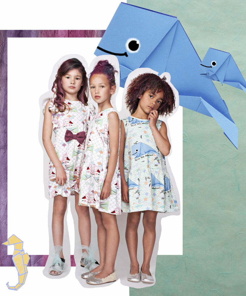 So cute 'Save The Whale' prints for summer 2020 by Polish label EFVVA