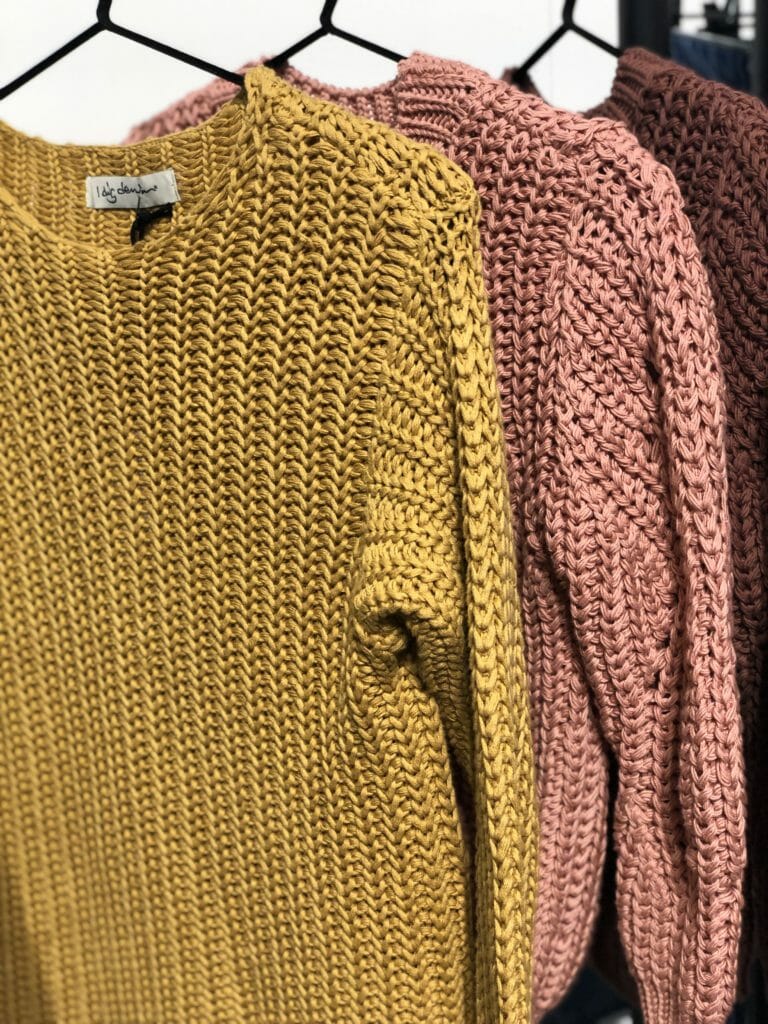 Chunky cotton knitwear at I Dig Denim for girls and adults summer 2020