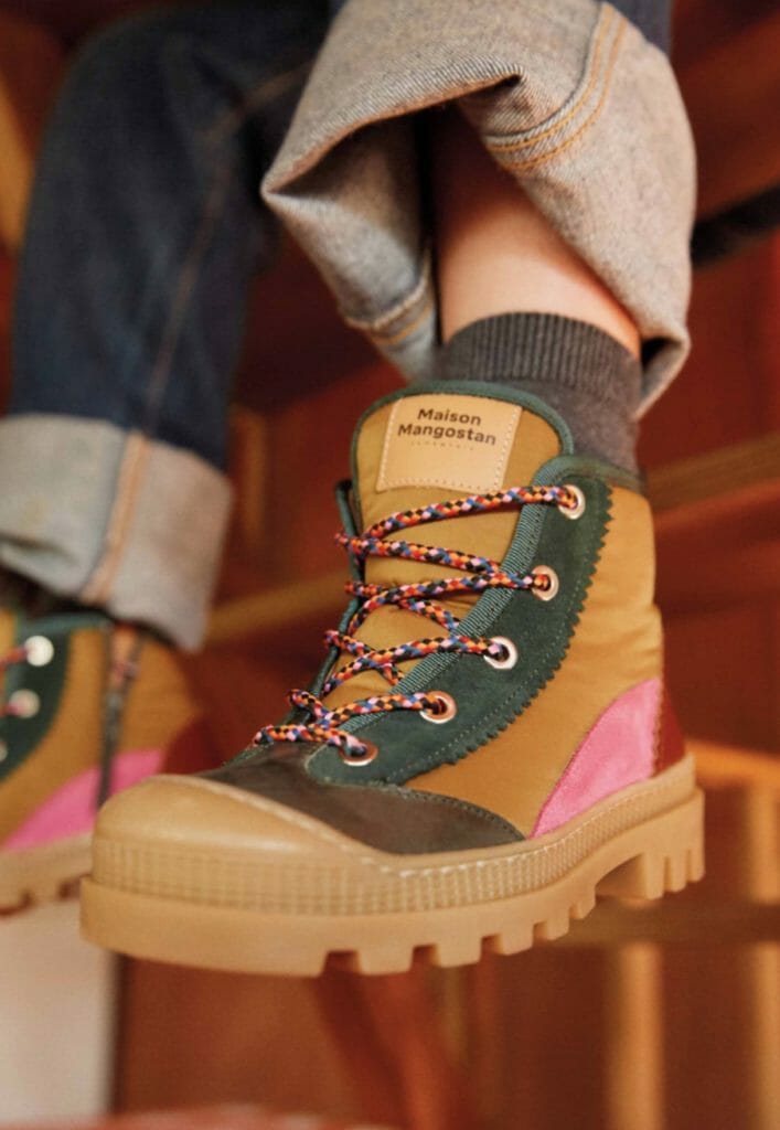 The hiking boot at Maison Mangostan for winter 2019 kids footwear