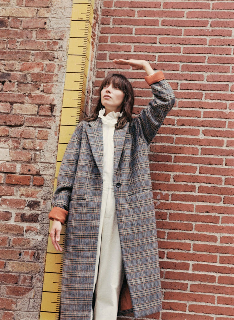 Classic checks in a maxi me style from Milk & Biscuits for winter 2019