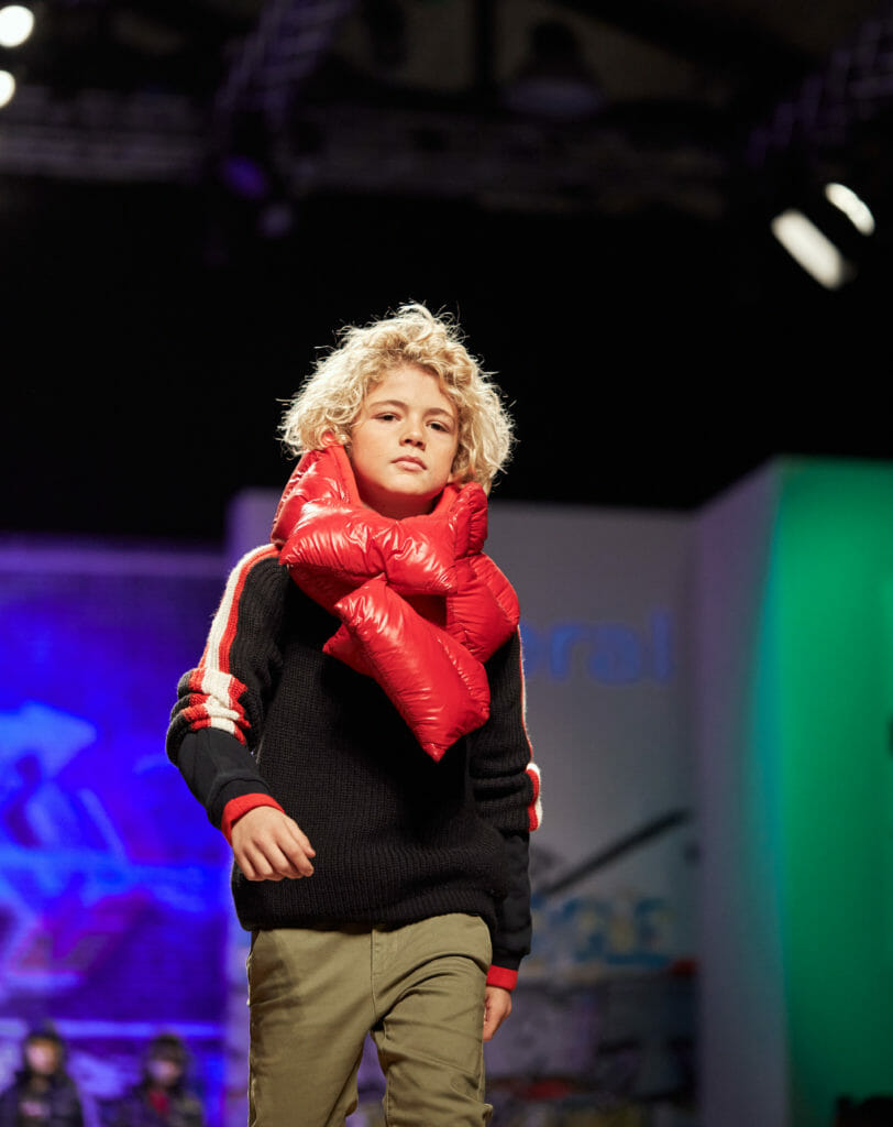 I loved the padded scarf at Mayoral for boyswear FW2020