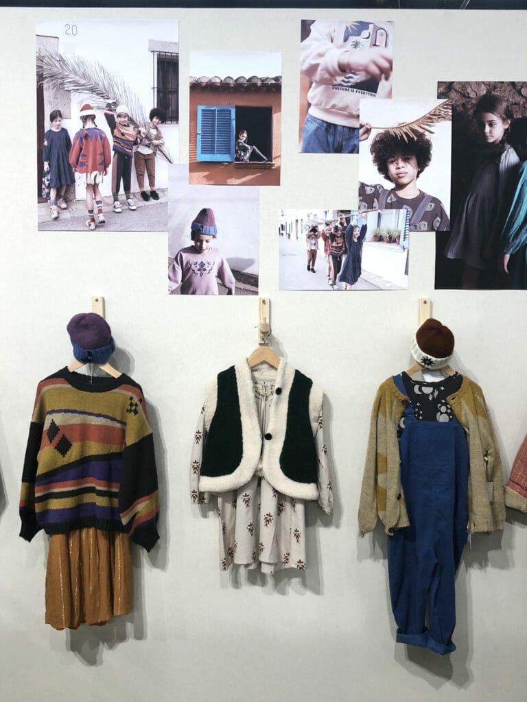 New York label Wander & Wonder show the subdued colour and relaxed shape trends of kids fashion in Paris for FW2020 