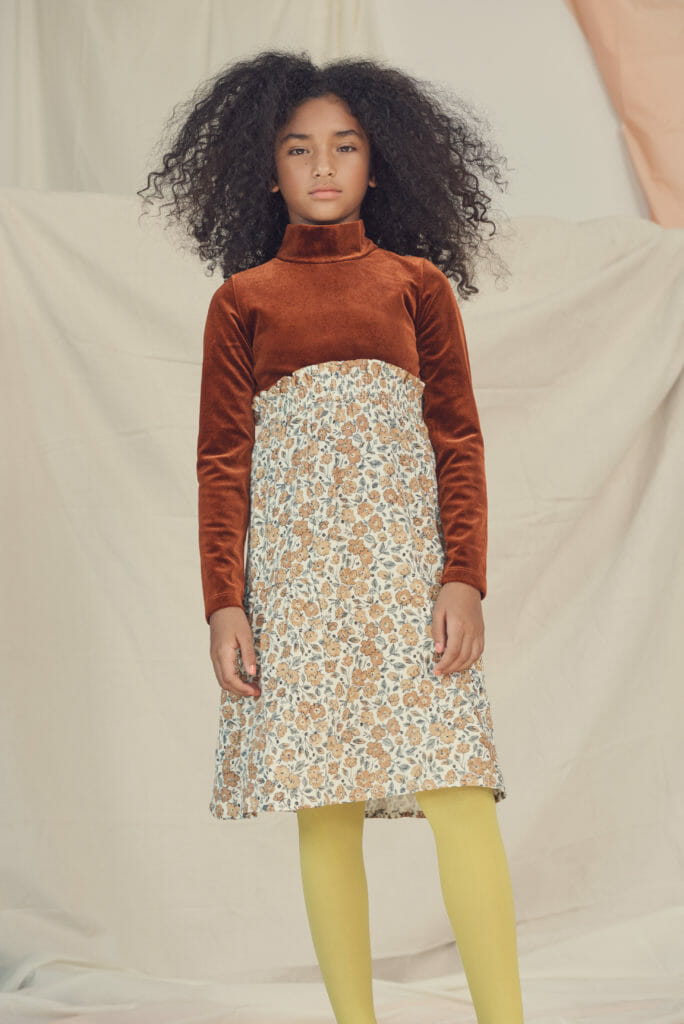 A 70's retro colour palette is still on trend in kids fashion