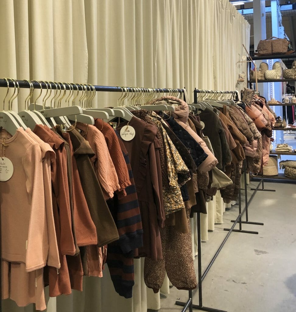 Winter 2020 kids fashion at CIFF Youth featured spice and autumn leaf tones here at Konges Slojd