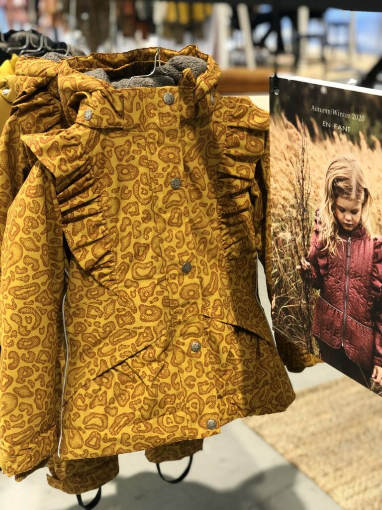 Spice colour outerwear from EnFant at CIFF Youth kids fashion for winter 2020