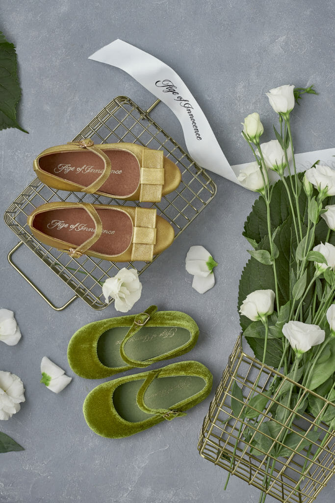 Beautiful heirloom shoes by Age of Innocence for SS21